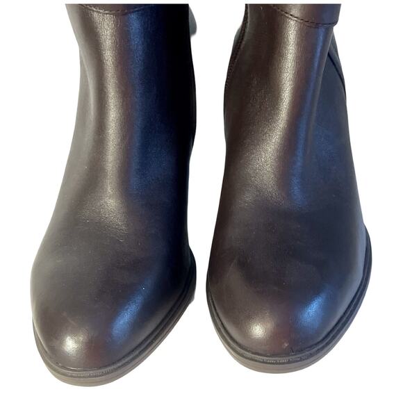 Giani Bernini Boots Womens 9.5 Brown Dress Boots Heeled Memory Foam Zip - Picture 13 of 14